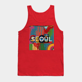 Seoul Hidden in Abstract Art Tshirt Tank Top